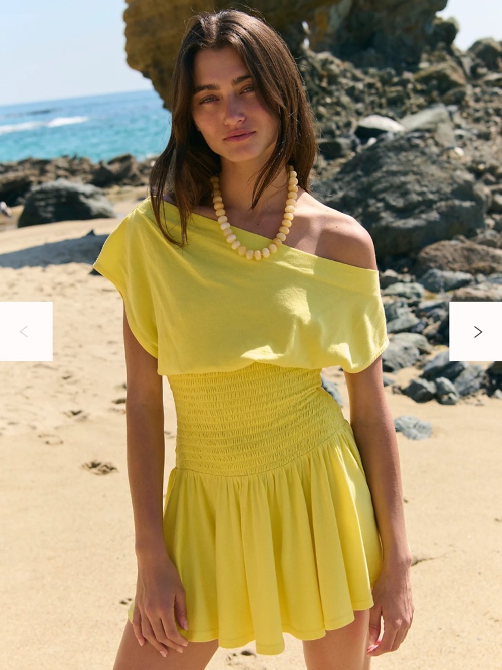 free people cotton off shoulder mini dress NEW IN BAG